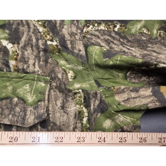 Cabelas Mossy‎ Oak Obsession Camo Mens Large Shirt Overshirt  Pockets Hunting - Picture 9 of 9